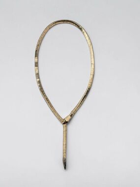 Zara Gold Tone Snake Choker Necklace